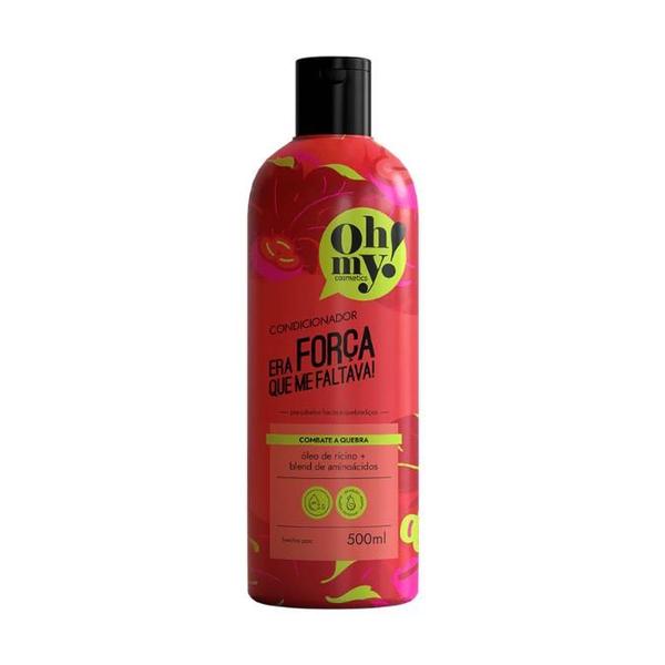 Kit Shampoo e Condicionador Era Força Que Me Faltava! Oh My! - 500ml Imagem de Kit Shampoo e Condicionador Era Força Que Me Faltava! Oh My! - 500ml