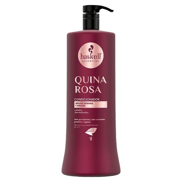 Imagem de Kit Shampoo e Condicionador Haskell Quina Rosa 1L