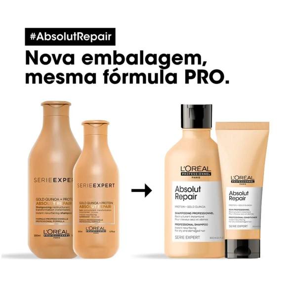 Imagem de Kit Shampoo E Condicionador Loreal Absolut Repair Home Care