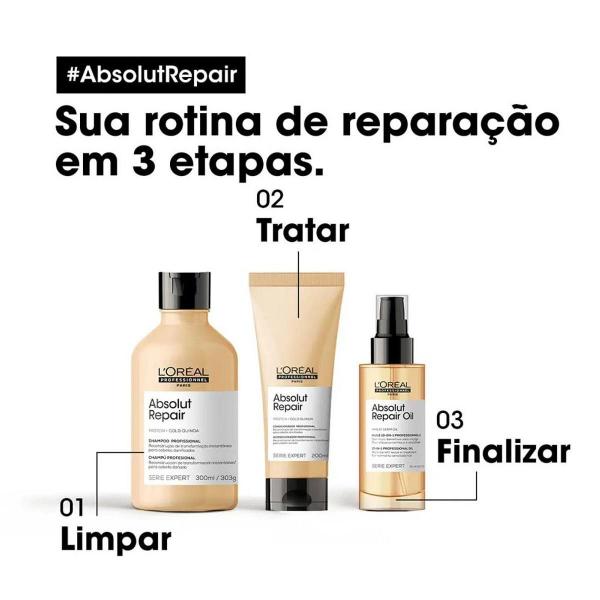 Imagem de Kit Shampoo E Condicionador Loreal Absolut Repair Home Care