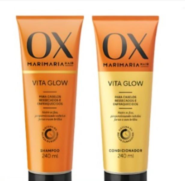 Imagem de Kit Shampoo e Condicionador Ox Mari Maria Vita Glow 240m