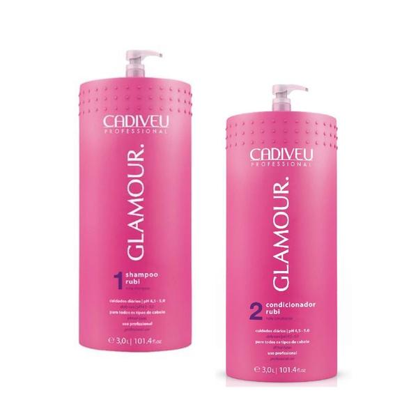 Imagem de Kit Shampoo E Condicionador Profissional Cadiveu Glamour 3