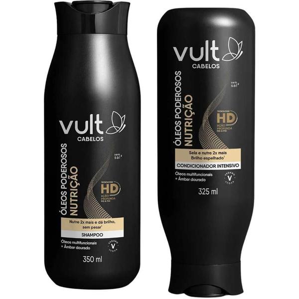 Imagem de Kit Shampoo E Condicionador Vult Óleos Poderosos Nutrição