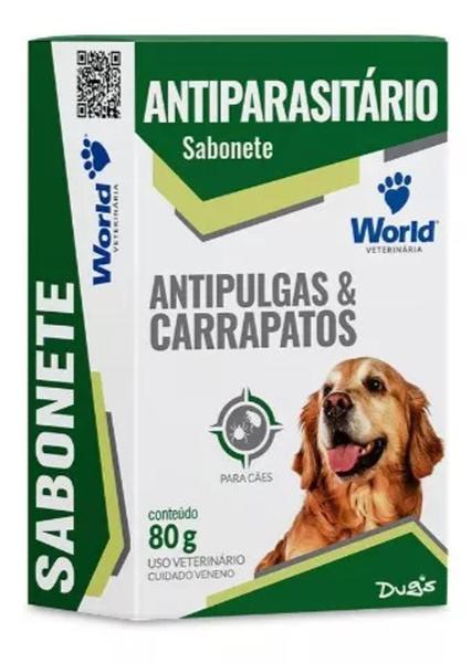 Imagem de Kit Shampoo e Sabonete Dugs Contra Pulgas e Carrapatos