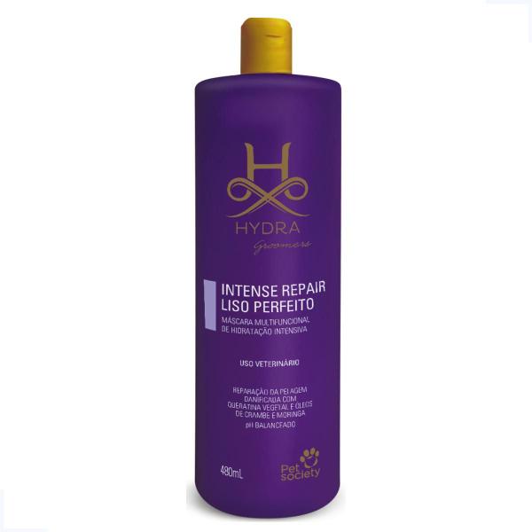 Imagem de Kit Shampoo Neutro 1L e Máscara Intense Liso Perfeito 480ml Pet Society