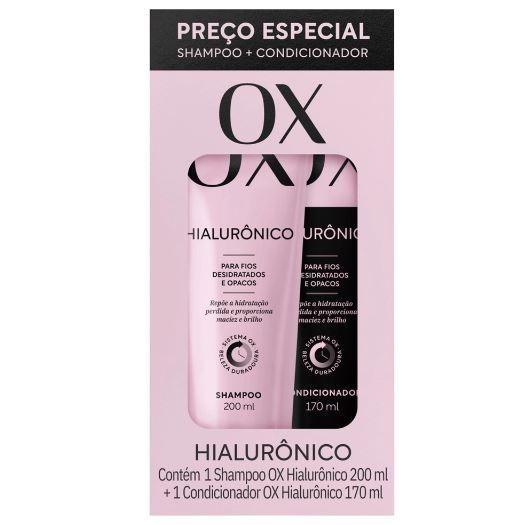 Imagem de Kit Shampoo OX Hialurônico 200ml + Condicionador 170ml