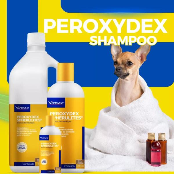 Imagem de Kit Shampoo Peroxydex Spherulites 125ml e Hidrapet Creme 100g para Cães e Gatos