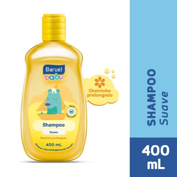 Imagem de Kit Shampoo Suave 400ml + Condicionador 200ml - Baruel Baby