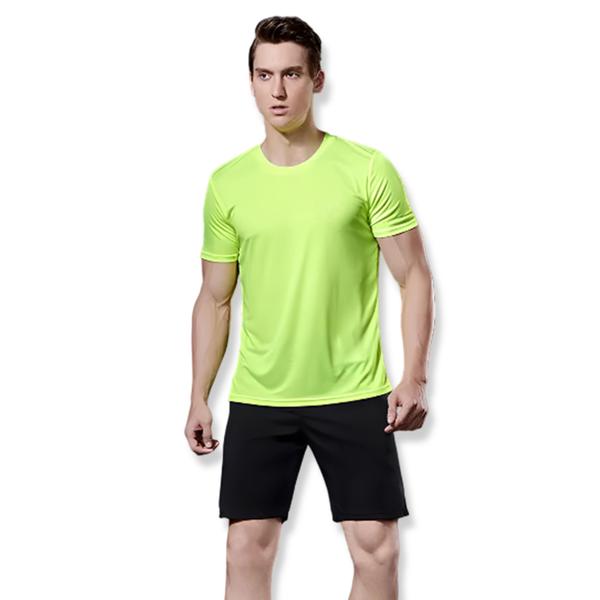 Imagem de Kit Short Bermuda ELITE + Camiseta Academia Fitness Corrida PROTEÇÃO UV SOLAR MC 707