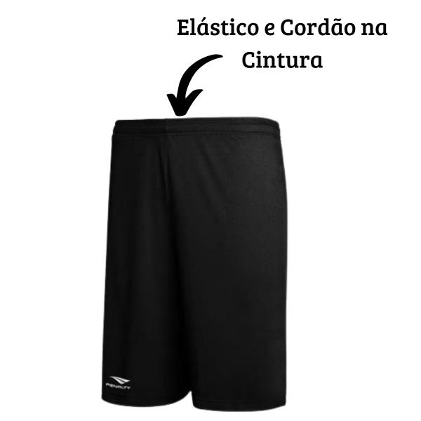 Imagem de Kit Short Futebol Infantil Juvenil e Meião Futebol Penalty