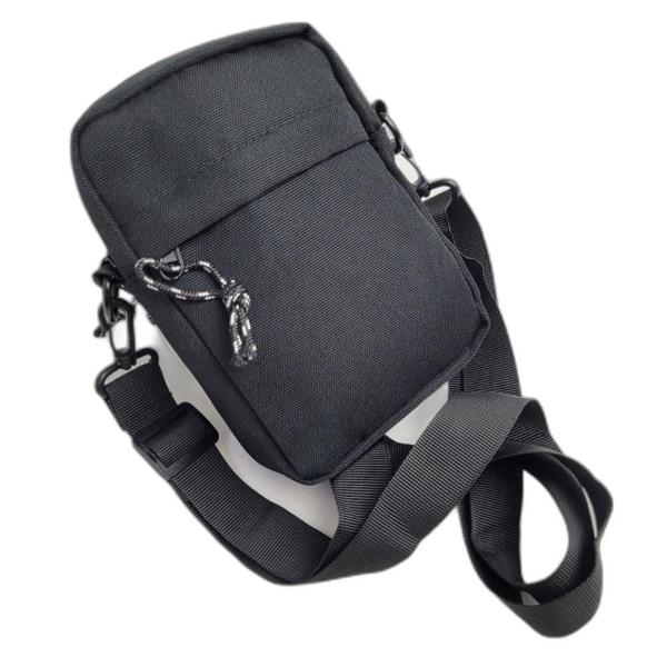 Kit Shoulder Bag Everbags Boné Aba Curva Cinto Lona Esportivo Masculino Preto - FG Imagem de Kit Shoulder Bag Everbags Boné Aba Curva Cinto Lona Esportivo Masculino Preto