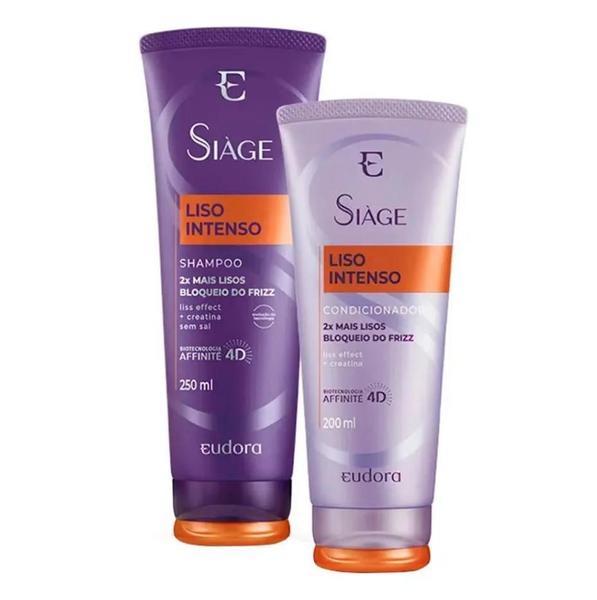 Imagem de Kit Siàge Liso Intenso Shampoo 250Ml + Condicionador 125Ml