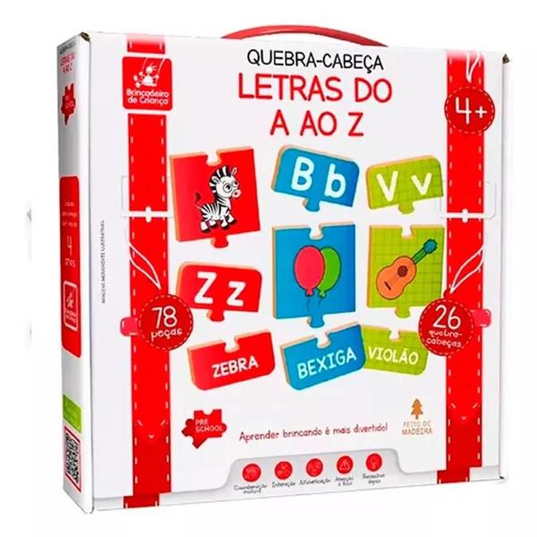 Imagem de KIT Sílaba dos Bichos 24 Pçs + Letras A-Z Pedagógico 78 Pçs