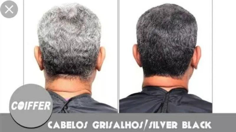 Imagem de Kit Silver Black Matização Cabelos Grisalhos e Loiros Platinados Coiffer 2 unid