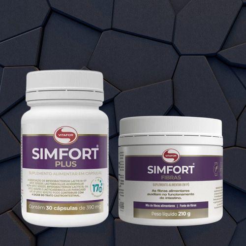 Imagem de Kit Simfot Fibras 210g + Simfort Plus Probiotico 30 Caps 