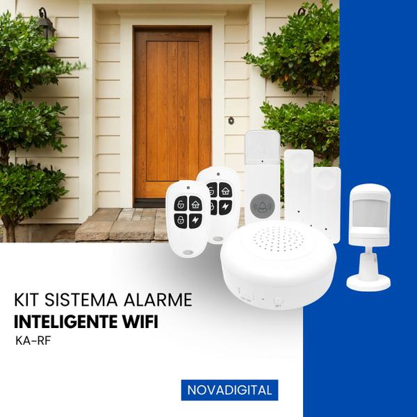 Imagem de Kit Sistema Alarme Inteligente Wifi KA-RF