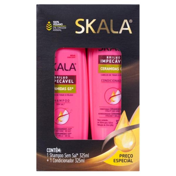 Imagem de Kit Skala Ceramidas shampoo e condicionador 325ml cada