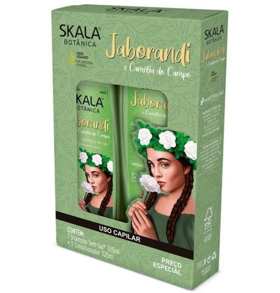 Imagem de Kit Skala Jaborandi Potão creme de pentear 1kg + shampoo 325ml e condicionador 325ml