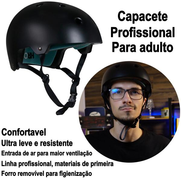 Imagem de Kit Skate Charlie Brown Montado Capacete Profissional Sports