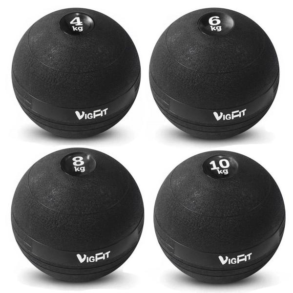 Imagem de Kit Slam Ball 4Kg 6Kg 8Kg e 10Kg