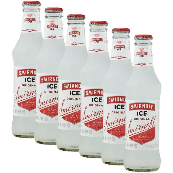 Imagem de Kit Smirnoff Ice Long Neck 275ml  Embalagem com 6 unidades