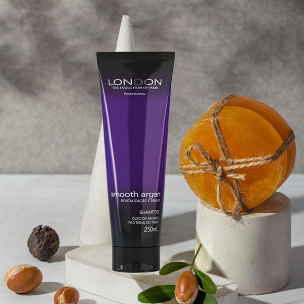 Imagem de Kit Smooth Argan Home Care - Shampoo + Condicionador  London Cosméticos