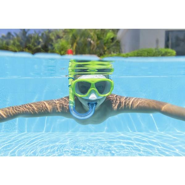 Imagem de Kit Snorkel, Máscara, Pés de Pato Freestyle Verde Bestway 25019