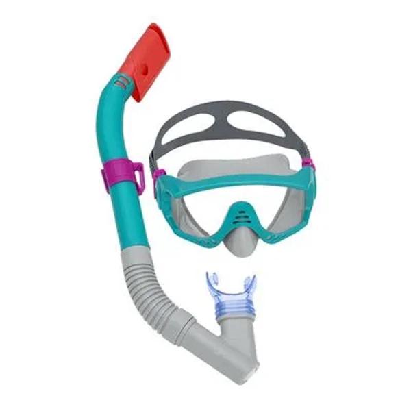 Imagem de Kit Snorkel + Mascara + Pes De Pato Spark Wave Verde