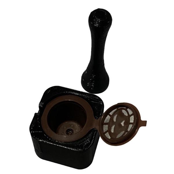 Imagem de Kit Socador Cápsula Nespresso Reutilizável Coffe Café Tamper