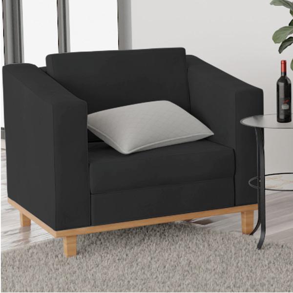 Imagem de Kit Sofá 2 Lugares e 2 Poltronas Europa Suede ADJ Decor