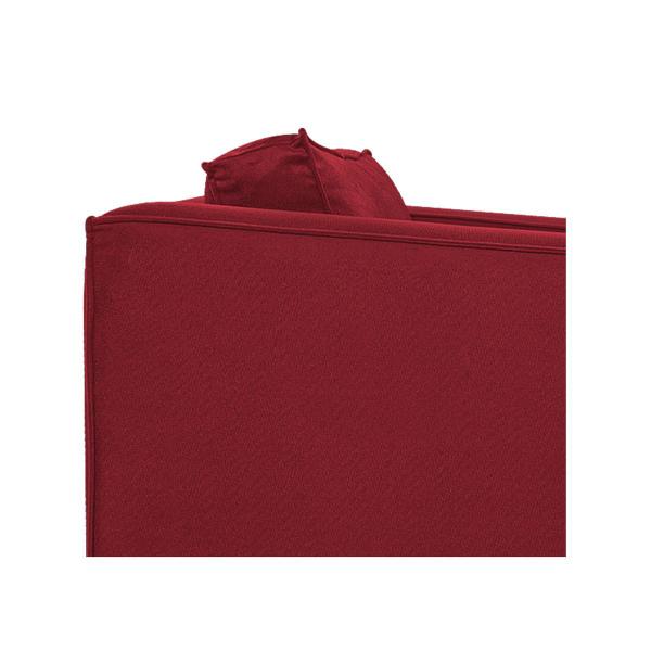 Imagem de Kit Sofá 2 Lugares e 2 Poltronas Europa Suede Vermelho ADJ Decor