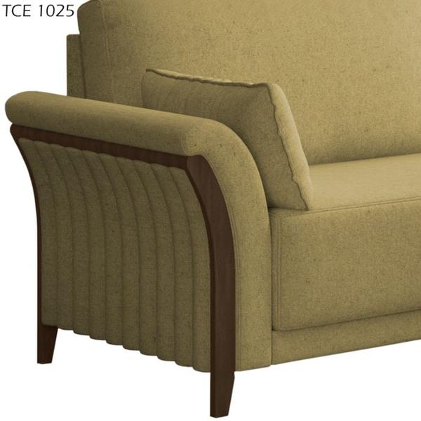 Imagem de Kit Sofa 222 cm E Poltrona Decorativa Royalle Linho TCE 1025 Moll