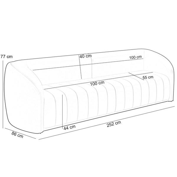 Imagem de Kit Sofá 4 Lugares Para Sala 252cm com 01 Poltrona Lazio M03 Veludo Verde - Lyam Decor