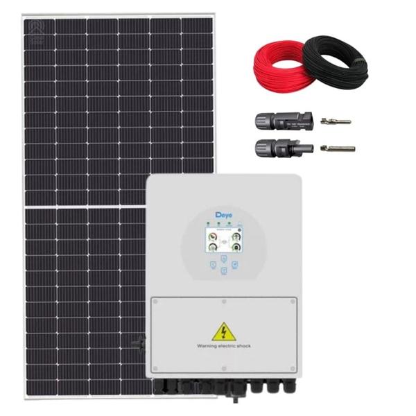 Kit Solar Canadian 594kWh/mês Inversor Híbrido 5kW 220V Monofásico Deye - SUN21 Imagem de Kit Solar Canadian 594kWh/mês Inversor Híbrido 5kW 220V Monofásico Deye