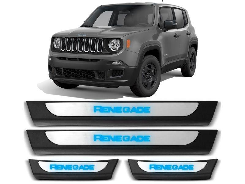 Imagem de Kit Soleira Com Led De Porta JEEP Renegade