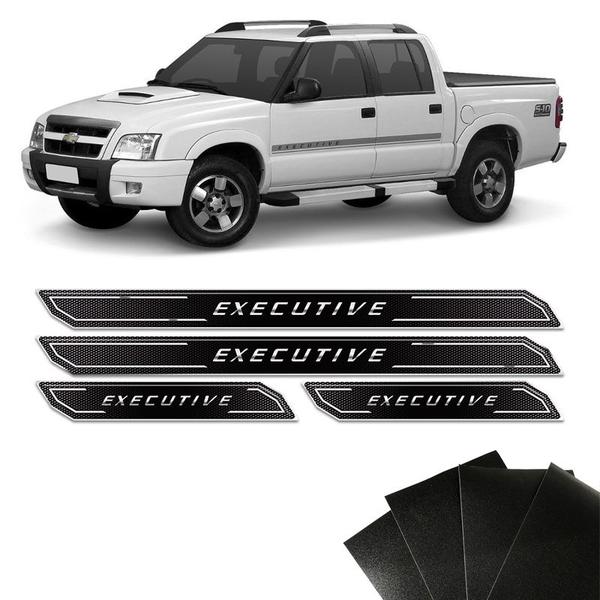 Imagem de Kit Soleira Da Porta S10 Executive /2011 Com Black Over Gm