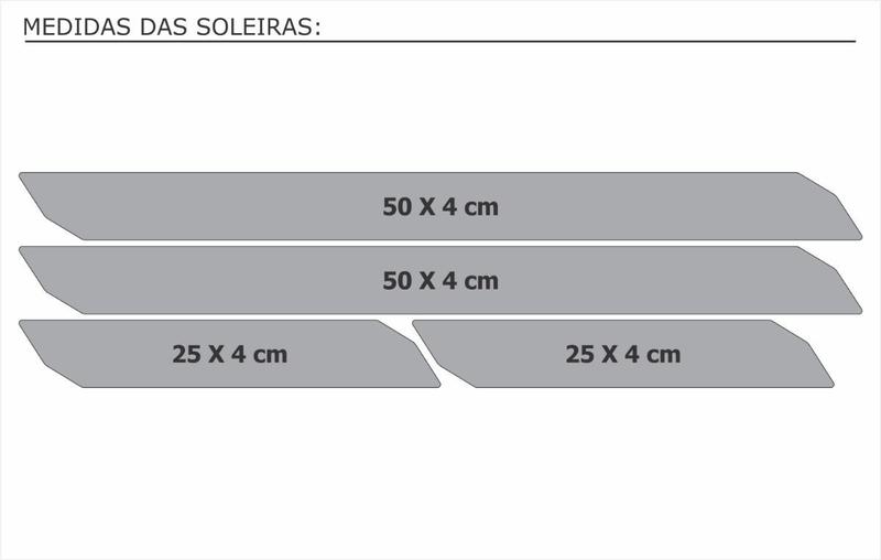 Imagem de Kit Soleira Diamante Cromado Up Tsi 2015/2019 Com Black Over