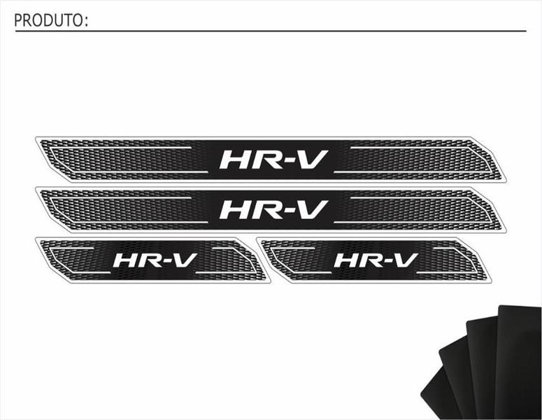 Imagem de Kit Soleira Diamante Hr-v 2016/2018 Com Black Over