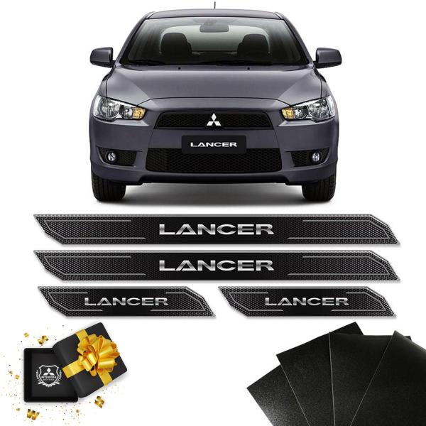 Imagem de Kit Soleira Diamante Lancer 2012/2019 Com Protetor De Porta