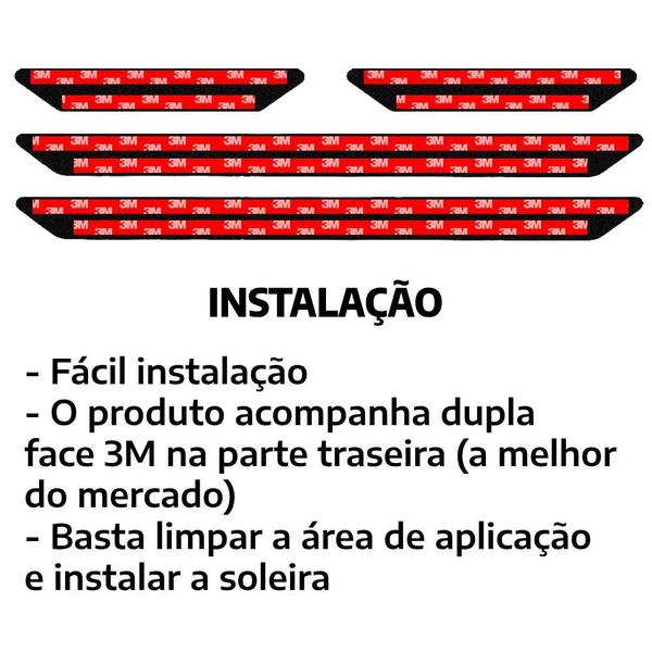 Imagem de Kit Soleira Em Aço Inox Baixo Relevo Chevrolet Onix Turbo 2020/...