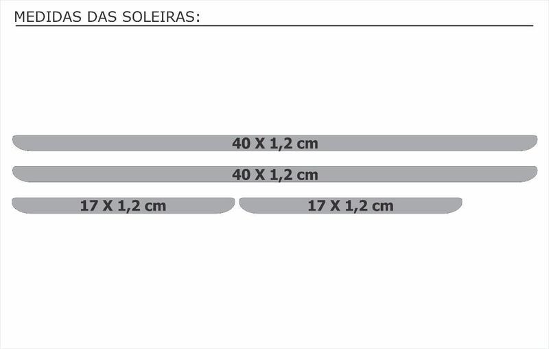 Imagem de Kit Soleira Fiat Argo 2017/2018 Cromado Com Black Over