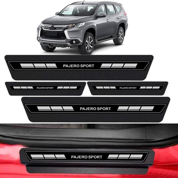 Imagem de Kit Soleira Porta Top Premium Carros Mitsubishi Todos ano