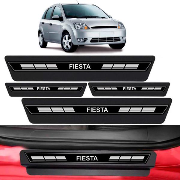 Imagem de Kit Soleira Porta Top Premium Ford Fiesta Todos anos