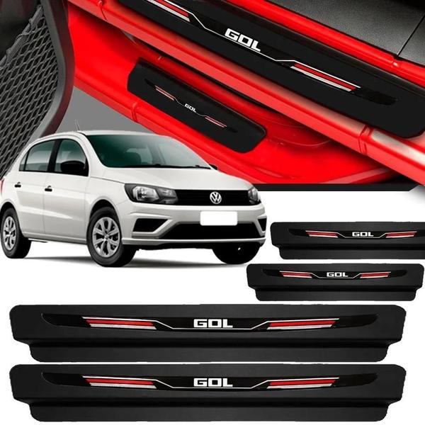 Imagem de Kit Soleira Resinada Proteção Porta Volkswagen Gol - Sport