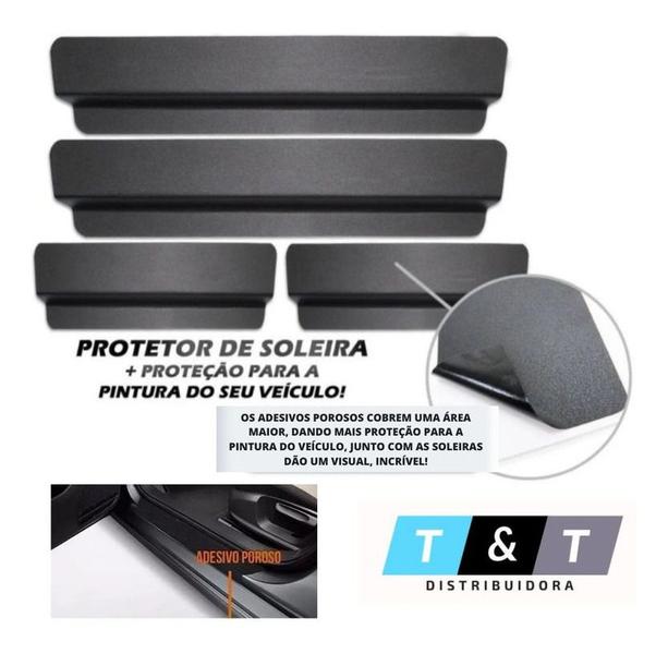 Imagem de Kit Soleira Toyota Corolla 2003 Até 2021 Platinum Resinada