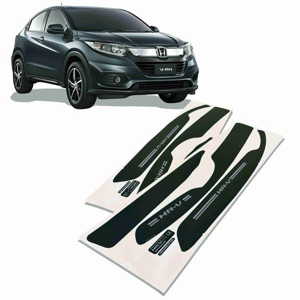 Imagem de Kit Soleiras Super Protetoras 2.0 Honda HR-V até o modelo 2022 + Soleira da Mala