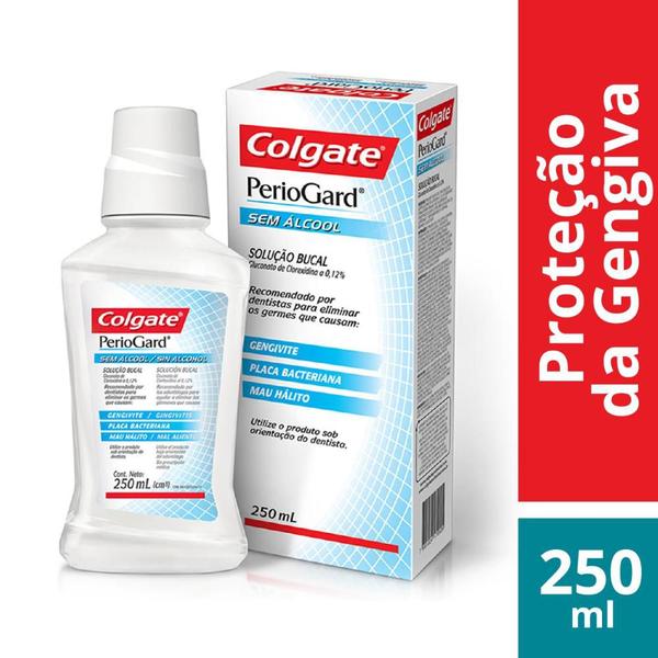 Imagem de Kit Solução Bucal Colgate PerioGard Sem Álcool 250ml com 2 unidades