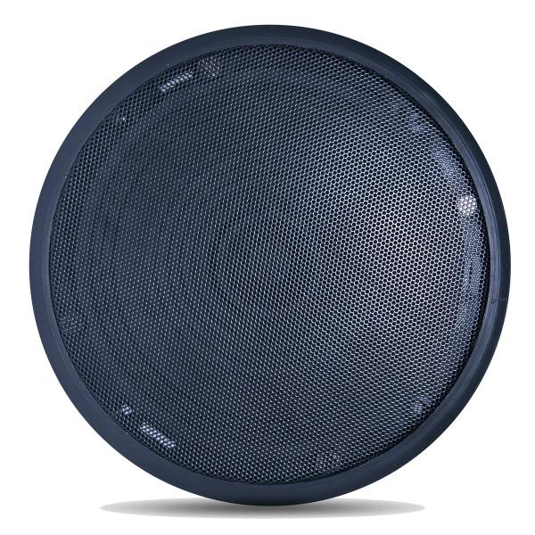 Imagem de Kit Som Ambiente 2 Arandelas Pretas 6'' C/ Amplificador Bt