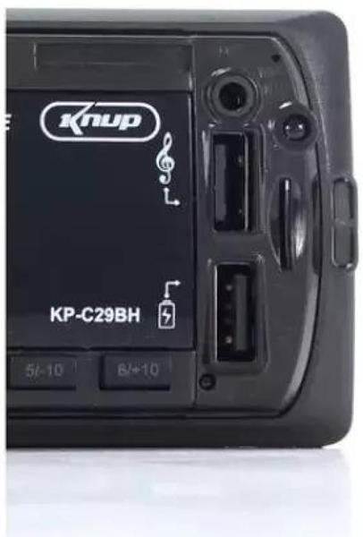 Imagem de Kit Som Automotivo Bluetooth Usb Knup Kp-C29Bh