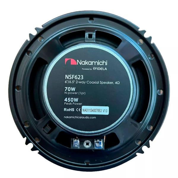 Imagem de Kit Som Automotivo MP3/BT/USB NQ533BD + Alto Falantes Coaxial NSF623 6 Polegadas - Nakamichi